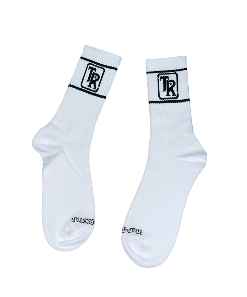 White TR Badge Socks