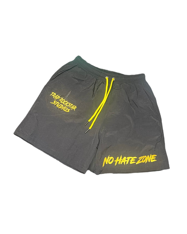 Trap Rockstar No Hate Zone Shorts