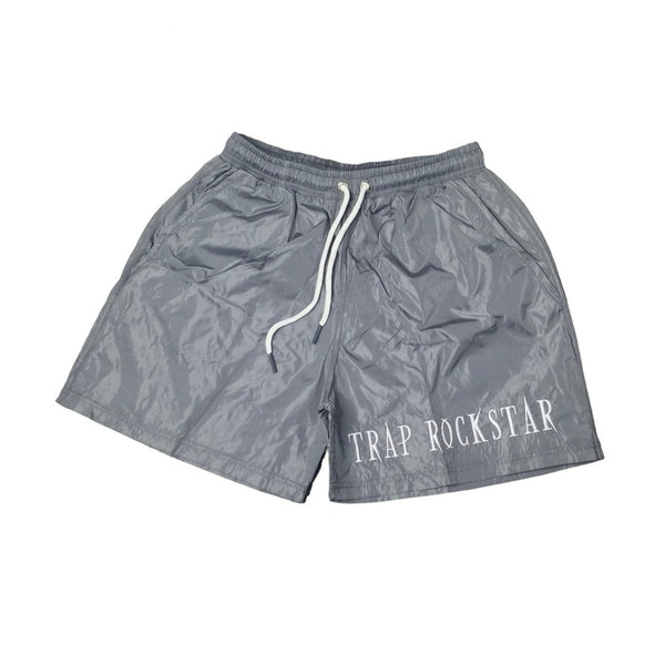 Track Nylon Shorts Smoke Grey