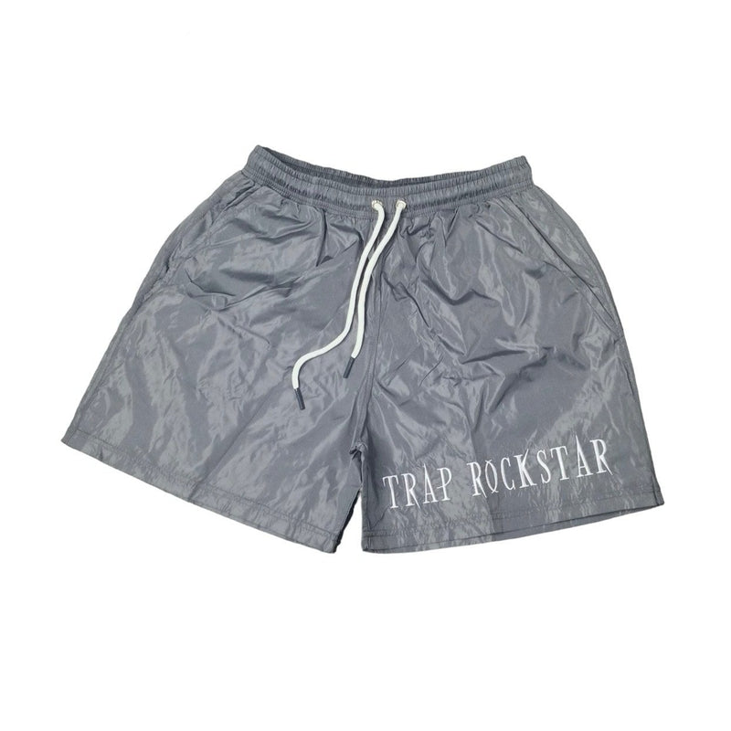 Track Nylon Shorts Smoke Grey