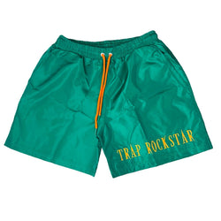 Track Nylon Shorts Gatorade Green